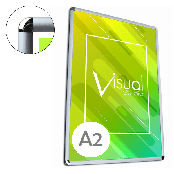 Cornice a scatto A2 angolo tondo profilo 25 mm - Visual Studio