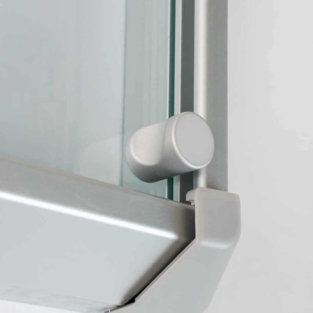 Bacheca con ante scorrevoli magnetica da interno - immagine 4