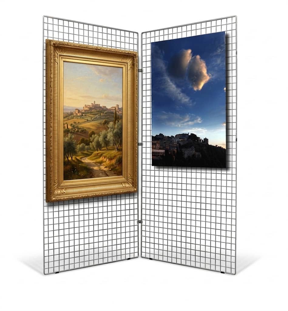 Griglie espositive per mostre a rete - immagine 4